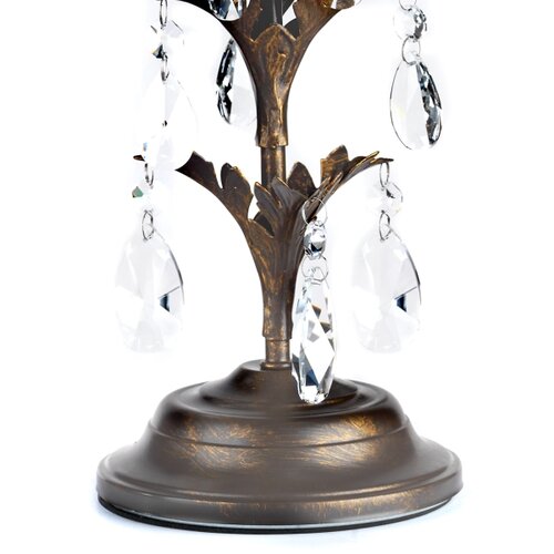  ONLI - Stona lampa TERESA 1xE14/6W/230V bronzana Slike