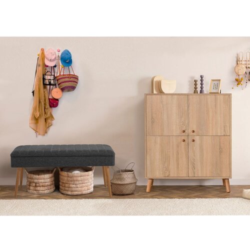 Woody Fashion multilux - 200 - 1053 sonomoanthracite hallway furniture set Slike