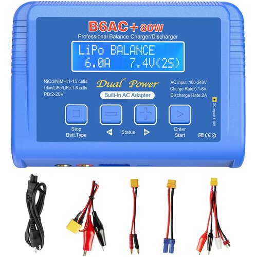  B6AC+ 80W E6360 punjač za balansiranje Slike