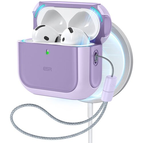ESR ORBIT HALOLOCK ZA MAGSAFE ETUI ZA APPLE AIRPODS 4 VIJOLIČEN ETUI, (22006276) Slike