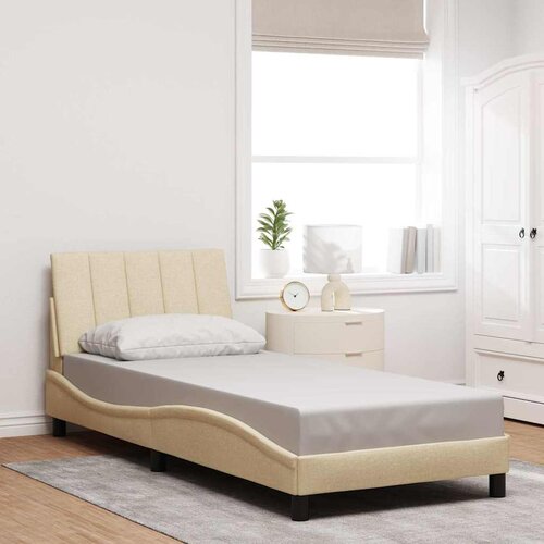  Okvir za krevet bez madraca Hanko krem 90x200cm od tkanine Cijene