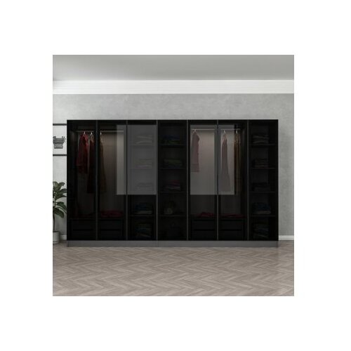 Hanah home Kale 6095 Ormar, 315x210x52cm, Crni Cene