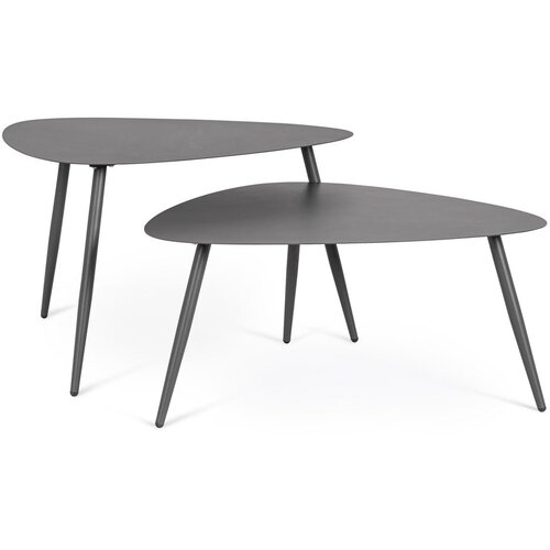 BIZZOTTO Jeklene vrtne mizice v kompletu 2 ks 73,5x77,5 cm Yvonne &amp;ndash; Slike