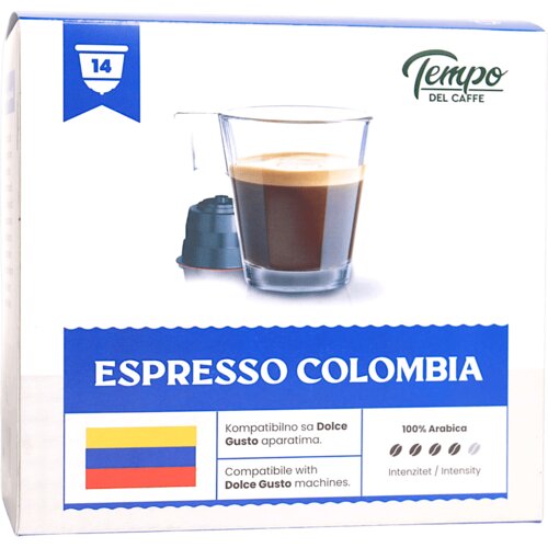 TEMPO DEL CAFFE Kapsule za Dolce Gusto Espresso Colombia, 14 kapsula Cene