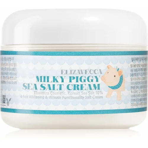 Elizavecca Milky Piggy Sea Salt Cream zaštitna hidratantna krema s obnavljajućim učinkom 100 ml
