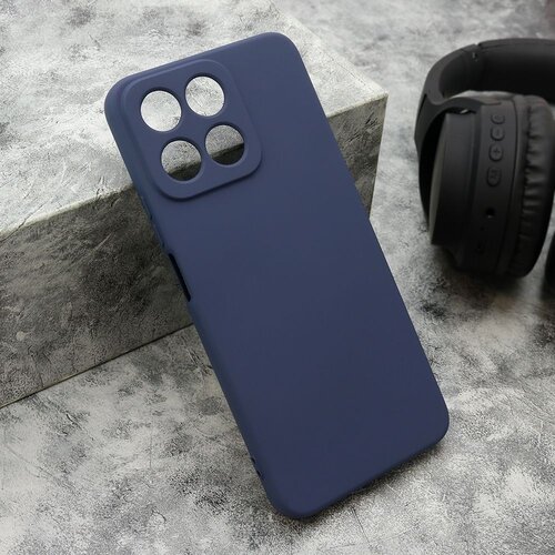 Maska VELVET TOUCH za Honor X6b/ tamno plava Slike