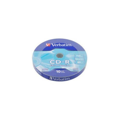  CD-R,VERBATIM, 700 MB,52X,spindle 10 kom EXTRA PRO.43437 Slike