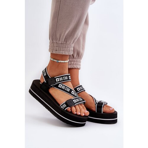 Big Star Women&amp;#039;s platform sandals Black Slike