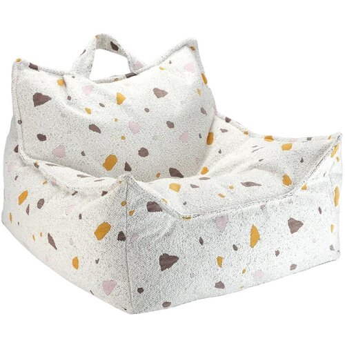 Wigiwama Bijela vreća za bebe od boucl&amp;eacute; tkanine/od &amp;scaron;enila Terrazzo Chair &amp;ndash; Slike