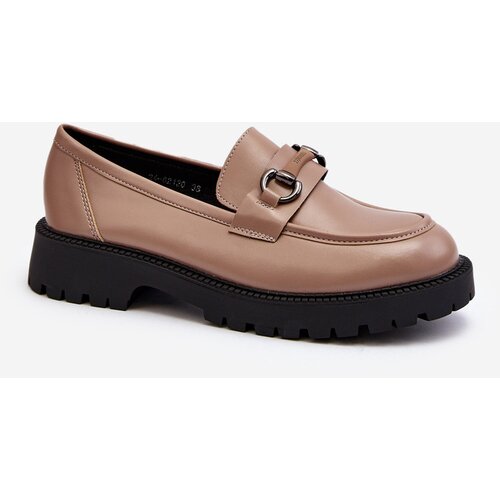 VINCEZA Women's Beige Faux Leather Moccasins Ledda Cijene