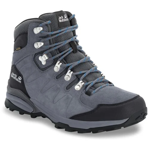 Jack Wolfskin Trekking čevlji Refugio Texapore Mid M 4049841 Siva