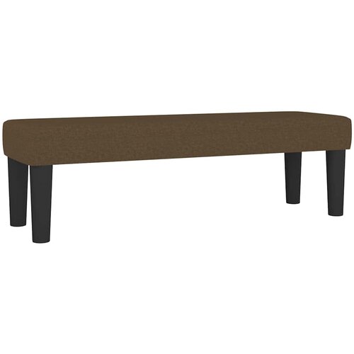  Krevet s oprugama i madracem tamnosmeđi 180x200 cm tkanina Slike