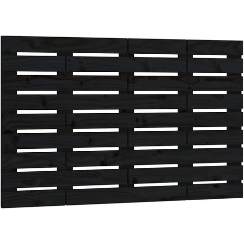  Zidno uzglavlje crni 96 x 3 x 63 cm od masivne borovine Slike