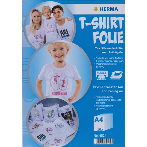 Herma T-Shirt Folie A4 für helle + weiße Textilien 10 Blatt 4524 Cijene