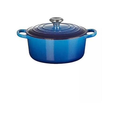 Le Creuset Signature Br&auml;ter rund 24 cm azure blue Cijene