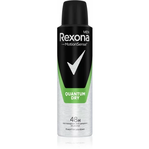 Rexona men quantum dry 48H antiperspirant u spreju 150 ml za muškarce