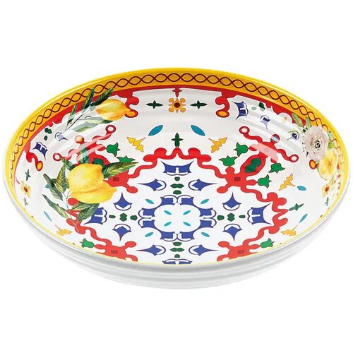 guzzini Globok krožnik "Flower & Lemon" Cene