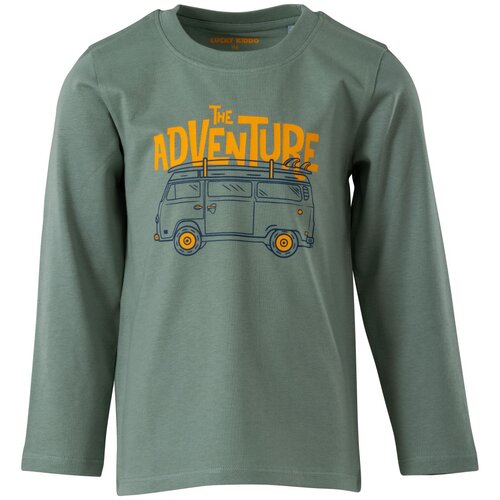 Lucky Kiddo majica DR LK-KBT LS 2_25 M zelena 122 Cijene