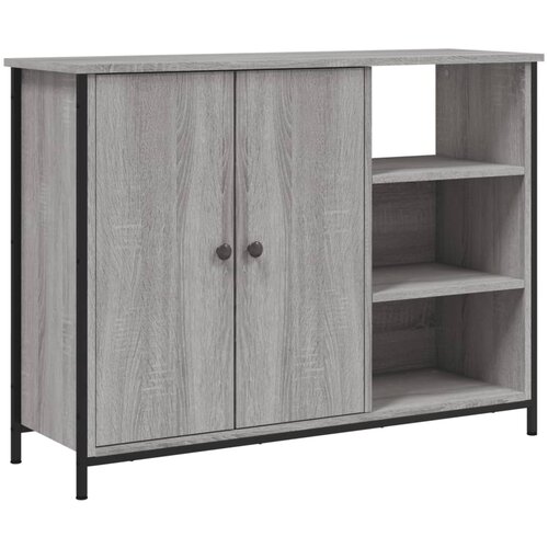 Maison Chic Komoda - Predalnik siva sonoma 100x33x75 cm inženirski les, (21717068) Slike