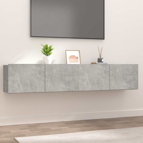 TV ormarići 2 kom Siva betona 80x30x30 cm konstruirano drvo Cene