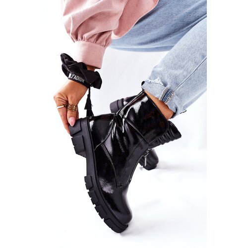 Kesi Women&amp;#039;s Flat Boots Black Nobleford Slike