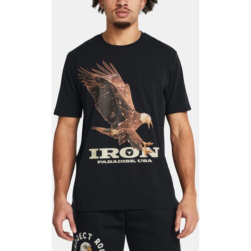 Under Armour T-shirt UA Pjt Rck Eagle Graphic SS-BLK - Men Slike