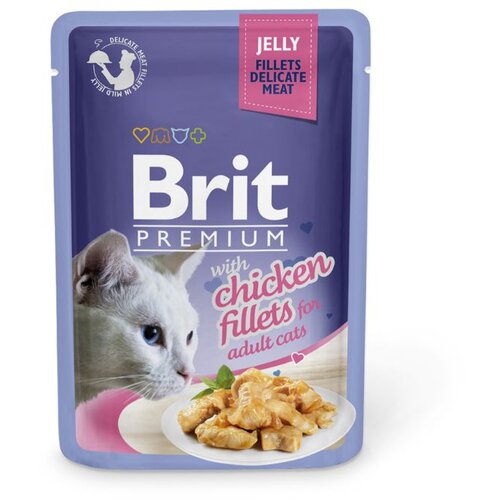 Brit Premium Cat Delicate Fillets u želeu s piletinom, vrećica 85 g Cijene