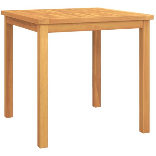  3-dijelni vrtni blagovaonski set od masivne tikovine Smeđa Dužina stola 80 cm Slike