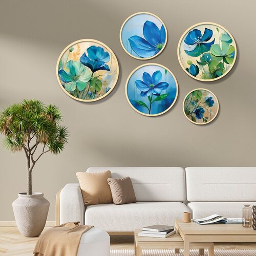 Wallity dekorativna slika Yats-20, 43,5x43,5cm, 5 delova Slike