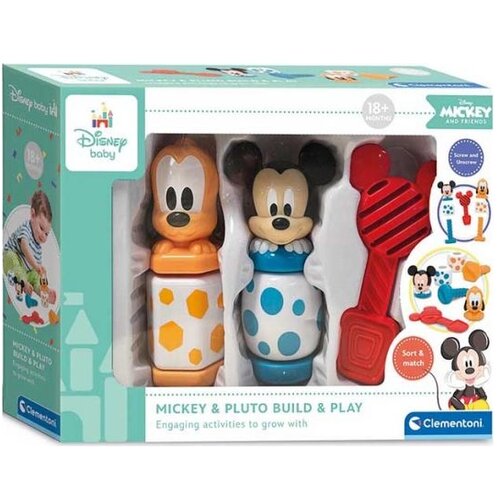  IGRACKA CLEMENTONI DISNEY MICKEY BULD AND PLAY, 18M+ Cene
