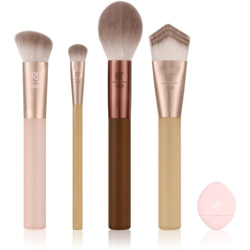 Real Techniques New Nudes Blurred Base Kit set čopičev 5 kos Slike