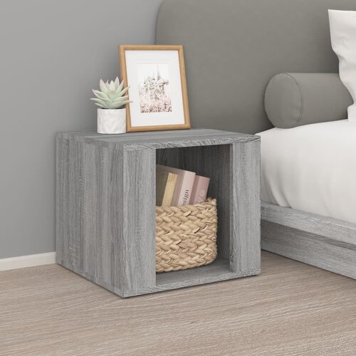 vidaXL Nočna omarica siva sonoma 41x40x36 cm inženirski les Cene