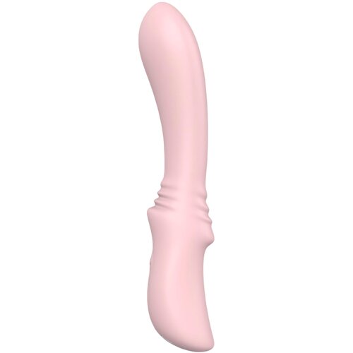 DREAMTOYS Vibes of Love Sweetheart - vibrator z možnostjo polnjenja, prilagodljiv za točko G (roza) Slike