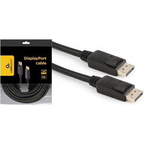 Gembird DisplayPort kabal CC-DP2-10M, mu&amp;scaron;ki DisplayPort na mu&amp;scaron;ki DisplayPort, 10m Slike