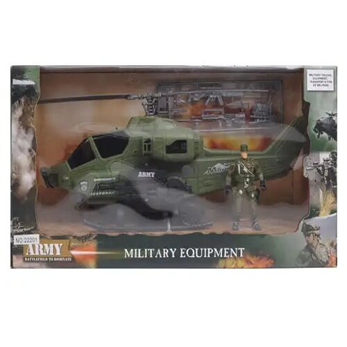 Magic Toys Army vojaški helikopter s figurico Cene