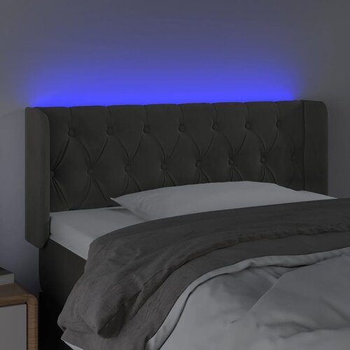  LED uzglavlje tamnosivo 103x16x78/88 cm bar&amp;scaron;unasto Slike