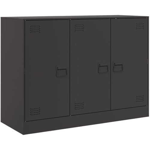 Maison Chic Komoda - Predalnik črna 99x39x73 cm jeklo, (21715941) Cene