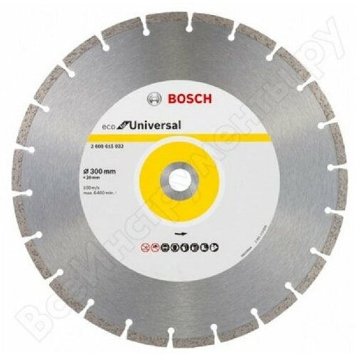 Bosch dijamantska rezna ploča eco for universal 2608615032, 300x20x3.2x8 Cene