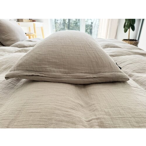 Butter Kings Bež enojna posteljnina iz muslina 135x200 cm Plain Muslin &amp;ndash; Slike
