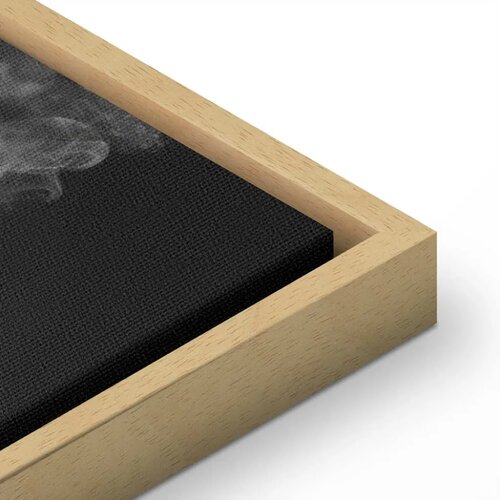  Slika - Black Elegance (1 Part) Vertical 40x60 U prirodnom drvenom okviru Slike