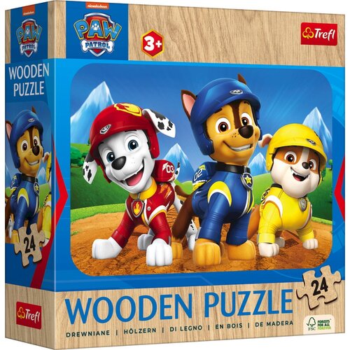 Trefl Lesena sestavljanka Junior 'Pasja posadka' 24 kosov - Paw Patrol - 1 k. Cene