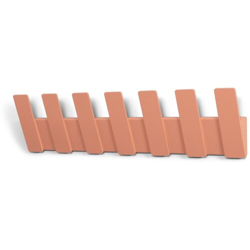 Spinder Design Rožnato-oranžen kovinski stenski obe&amp;scaron;alnik Angle &amp;ndash; Slike