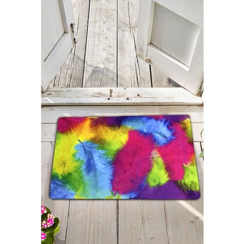 Conceptum Hypnose pvc feathers multicolor pvc doormat Cene