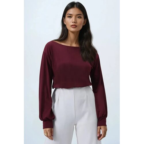 Trend Alacati Stili Ženska bluza Alc-X14393, Bordo Cene