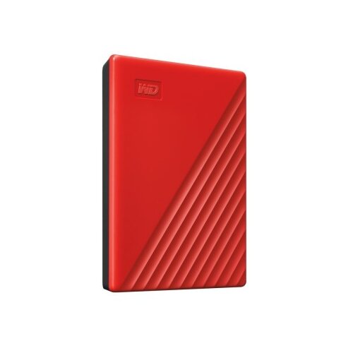 Western Digital WD My Passport 2TB prenosni zunanji trdi disk (HDD), združljiv z USB 3.0 in USB 2.0, barva Red, maloprodajna embalaža Cene