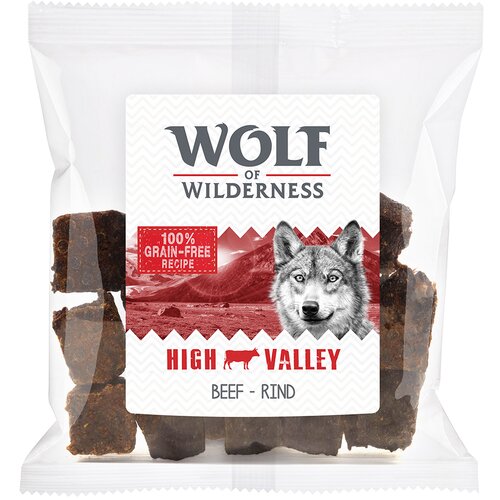Wolf of Wilderness Snack - Wild Bites 180 g - High Valley - govedina Cene