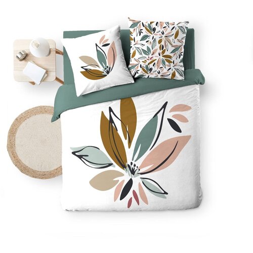 Douceur d int&amp;eacute;rieur Bijela pamučna posteljina za bračni krevet/za produženi krevet 240x220 cm Octavia &amp;ndash; Slike