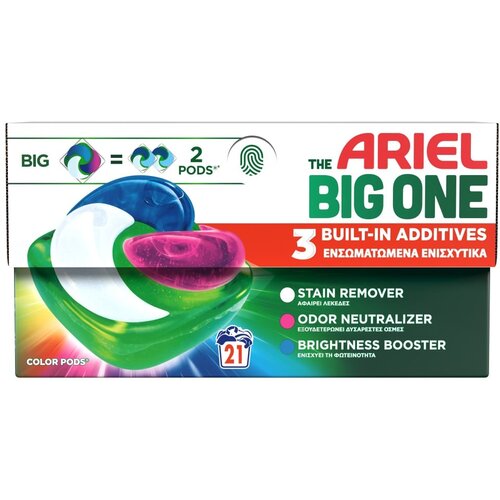 Ariel The Big One Color kapsule za ve&amp;scaron;, 21kom Slike