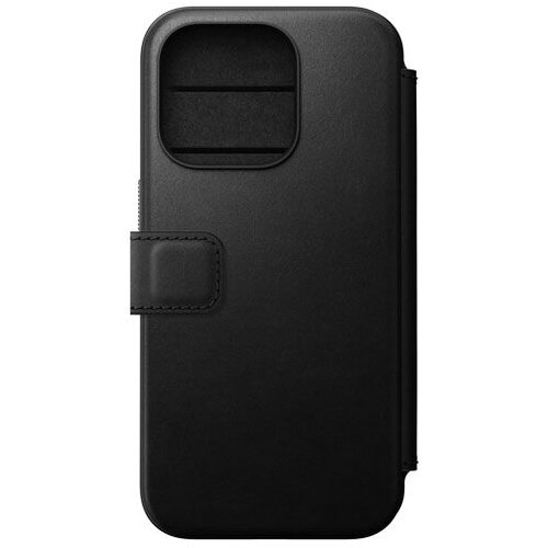 Nomad Ohišje v obliki školjke za Apple Iphone 15 Pro Magsafe s sodobnim usnjenim ovitkom za kartice, ?rna, (21381766) Cene