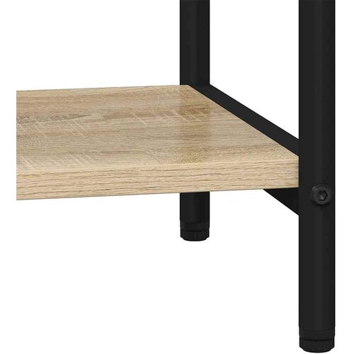 vidaXL Knjižna polica sonoma hrast 80 x 30 x 146 cm Konstruiran les Cene
